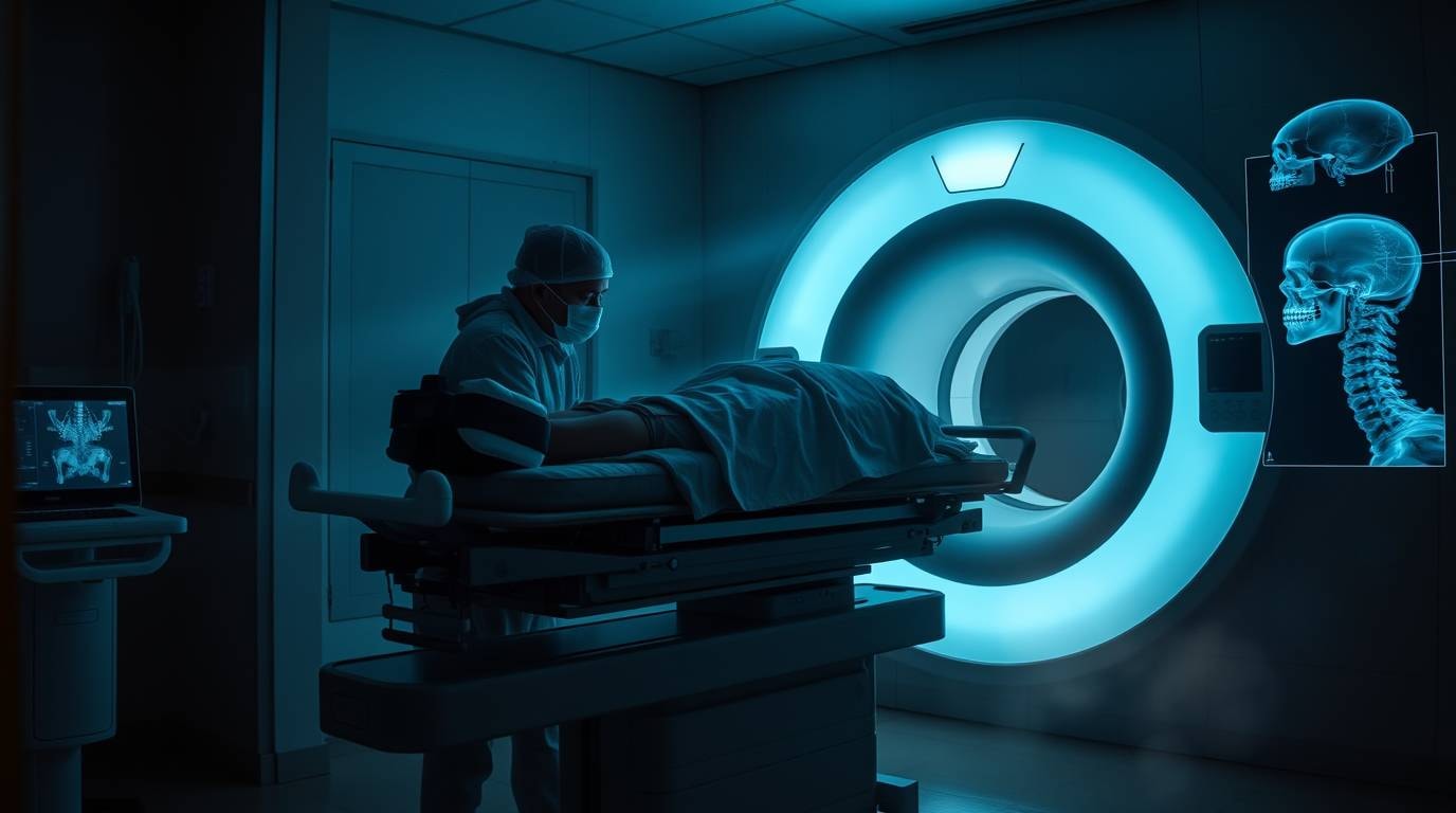 CT-scan of patient