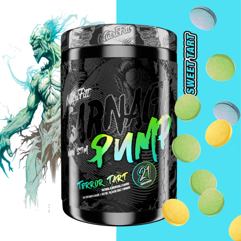 Image of the Carnage Pump - Non-Stim pre-workout supplement by NutriFitt.