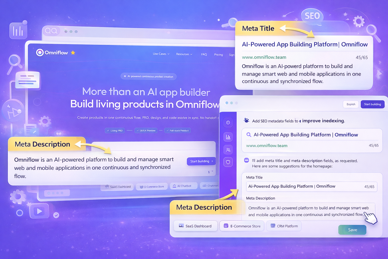 Image that shows Meta-titles and meta-descriptions which are used to show search AI powered search engines and platforms like Google what a website or blog post is about. 