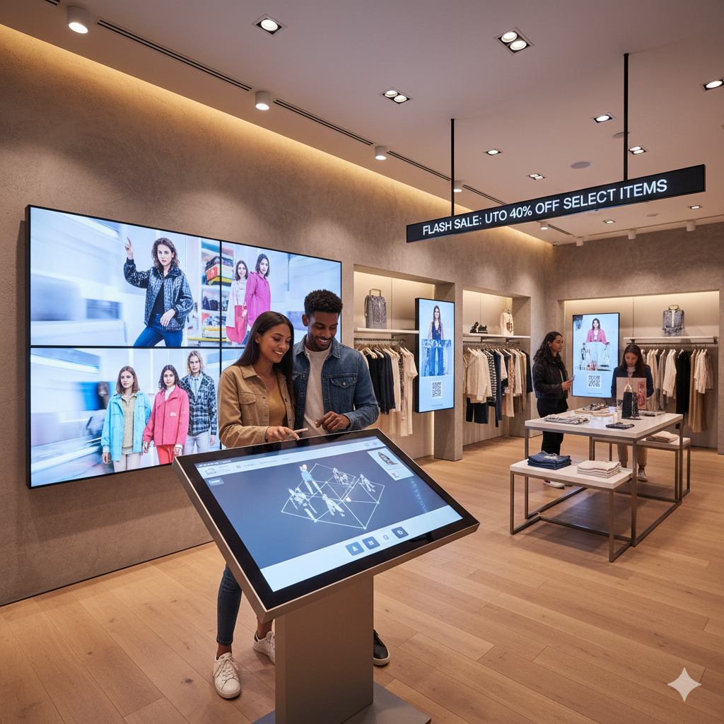 strategic digital signage implementation in modern retail environments