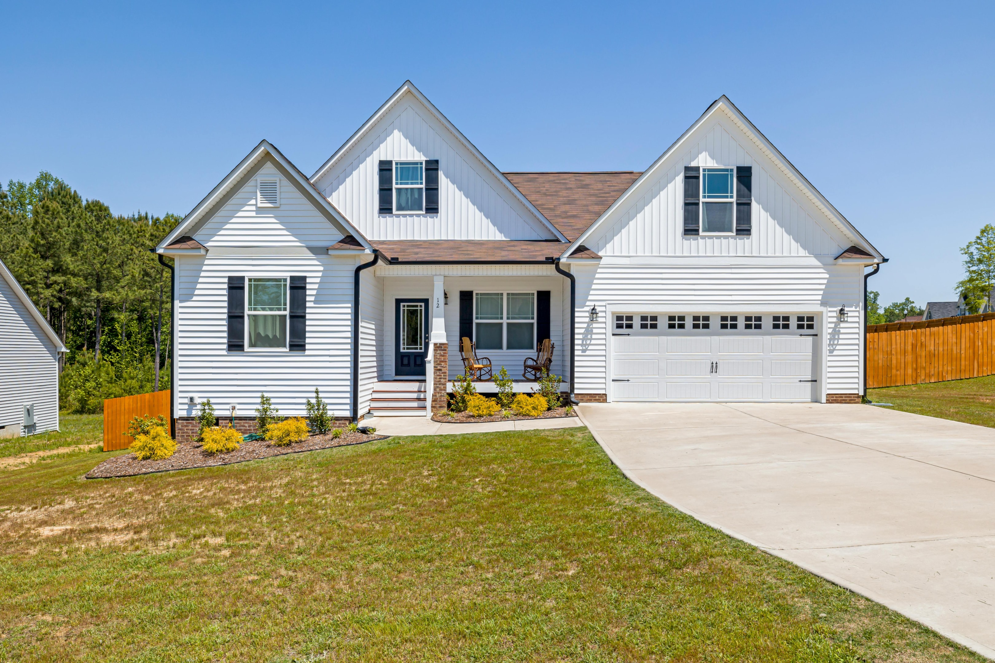 Single family home in suburbs. 