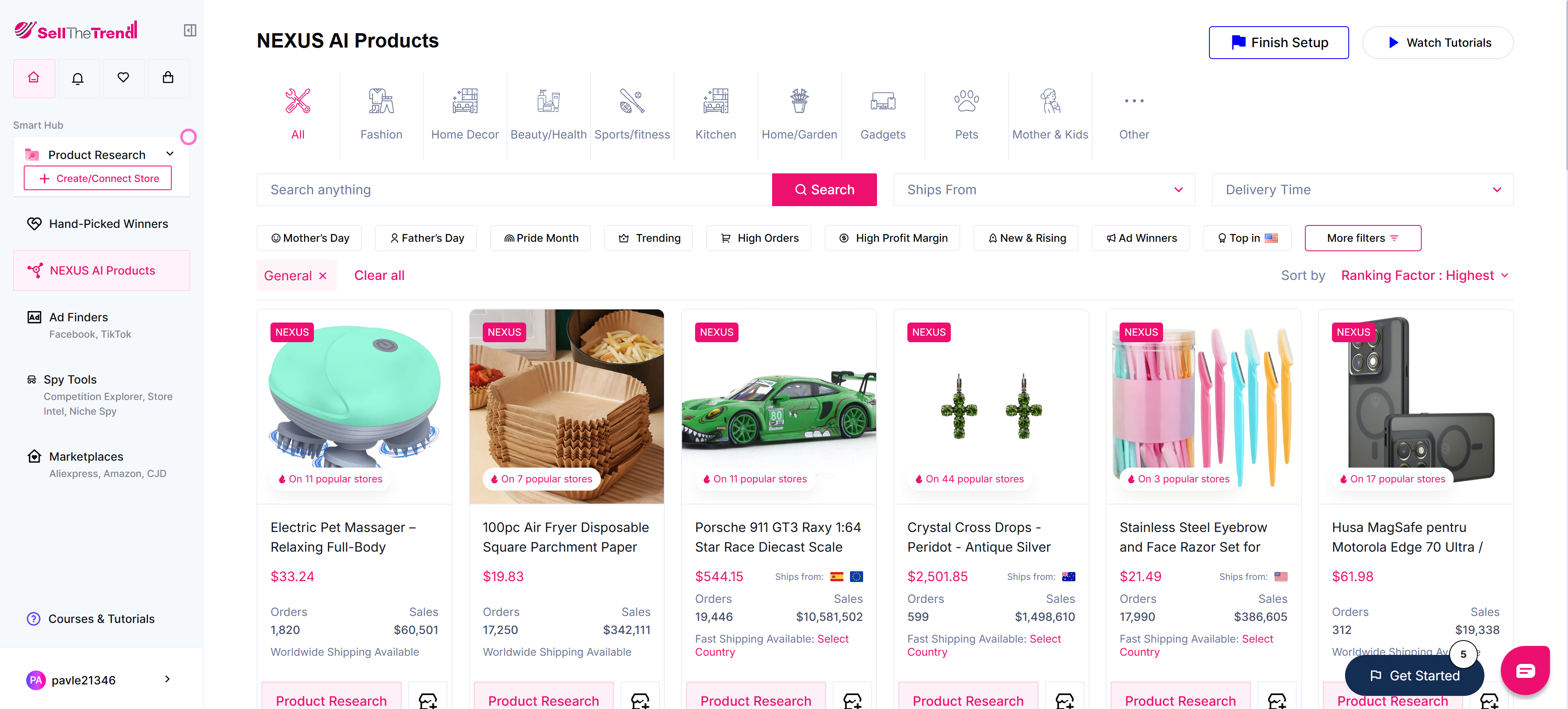 sell the trend nexus ai products