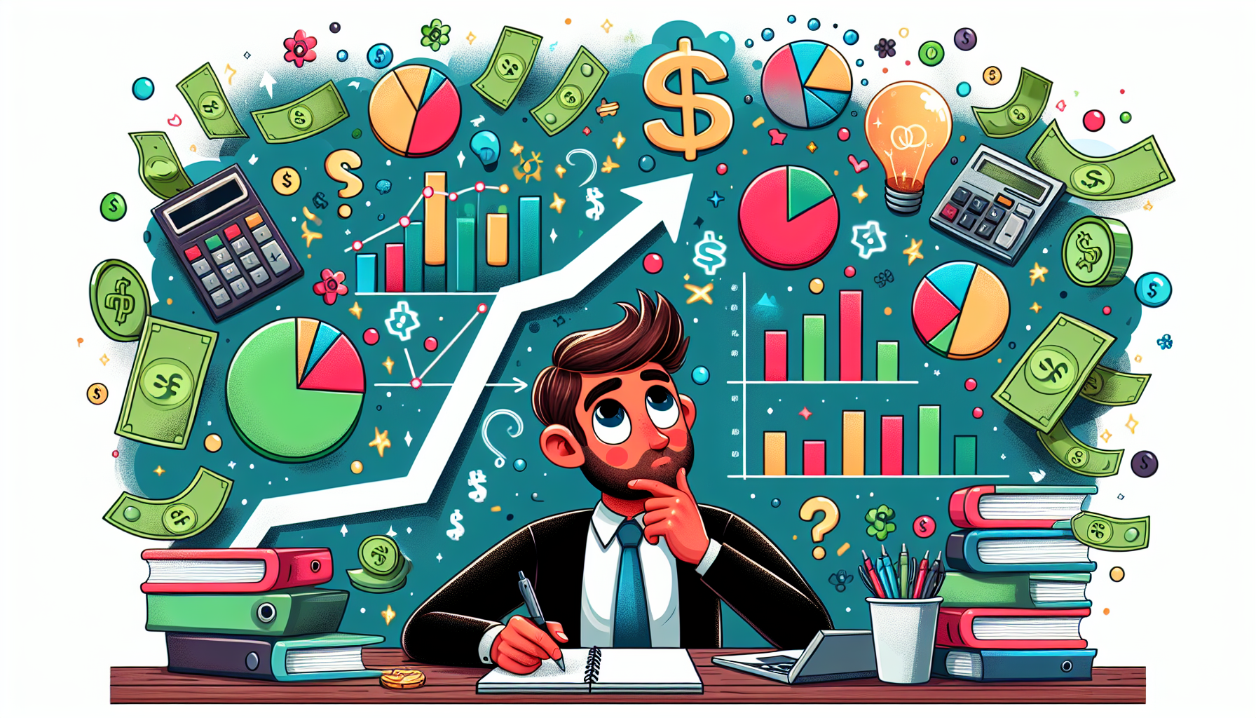 An illustration showing cost considerations for small business IT support.