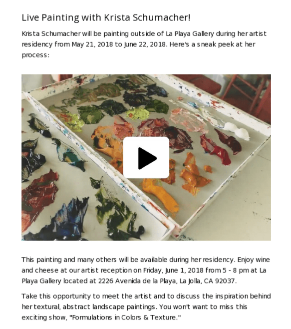 A video thumbnail of a tray containing paint.