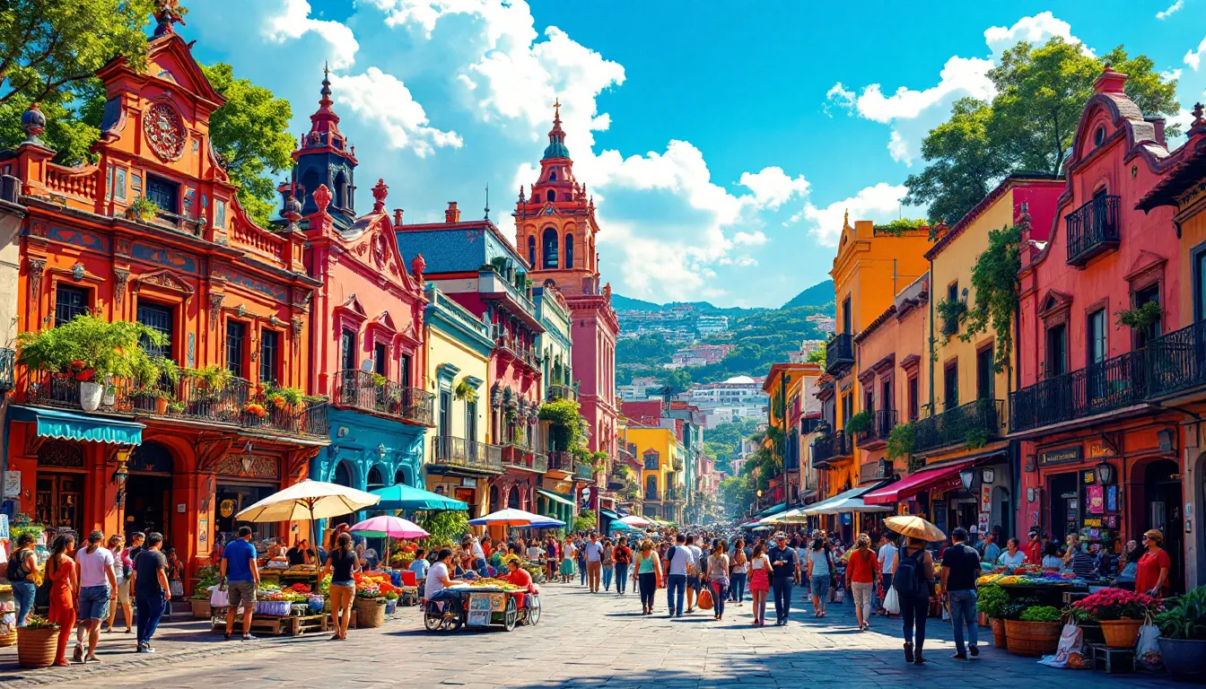 Hoteles cerca de atracciones turísticas en el centro histórico de la Ciudad de México.