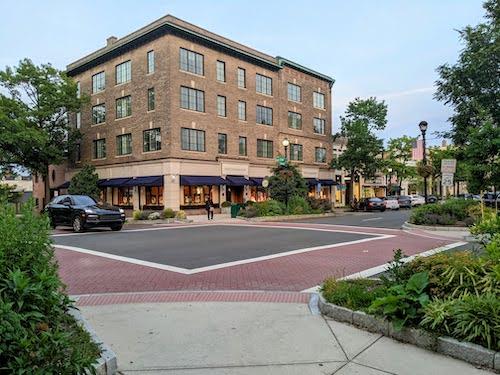 Springtime along Greenwich Avenue, one of the most charming shopping spots in the country