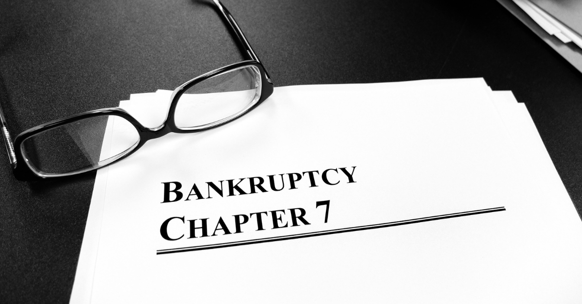 Image of documents for filing Chapter 7 bankruptcy in Florida.