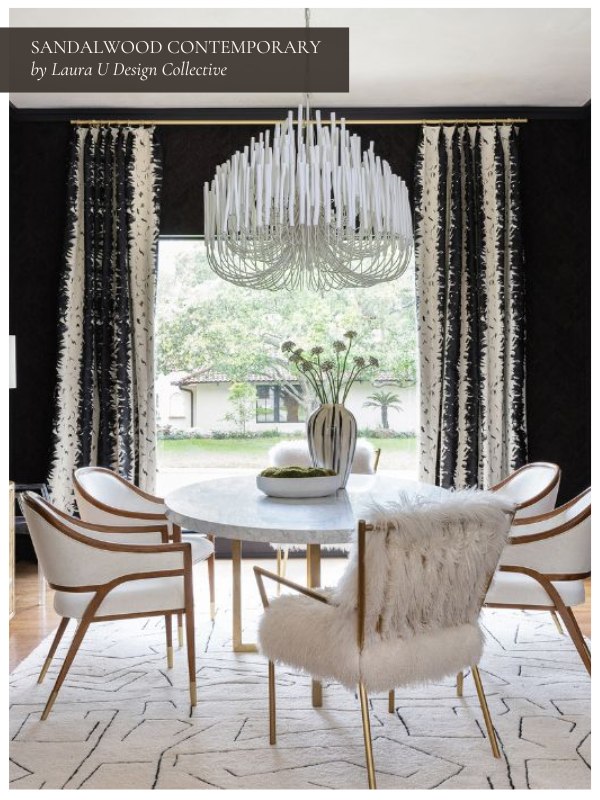 a close up of the dining room at Sandalwood