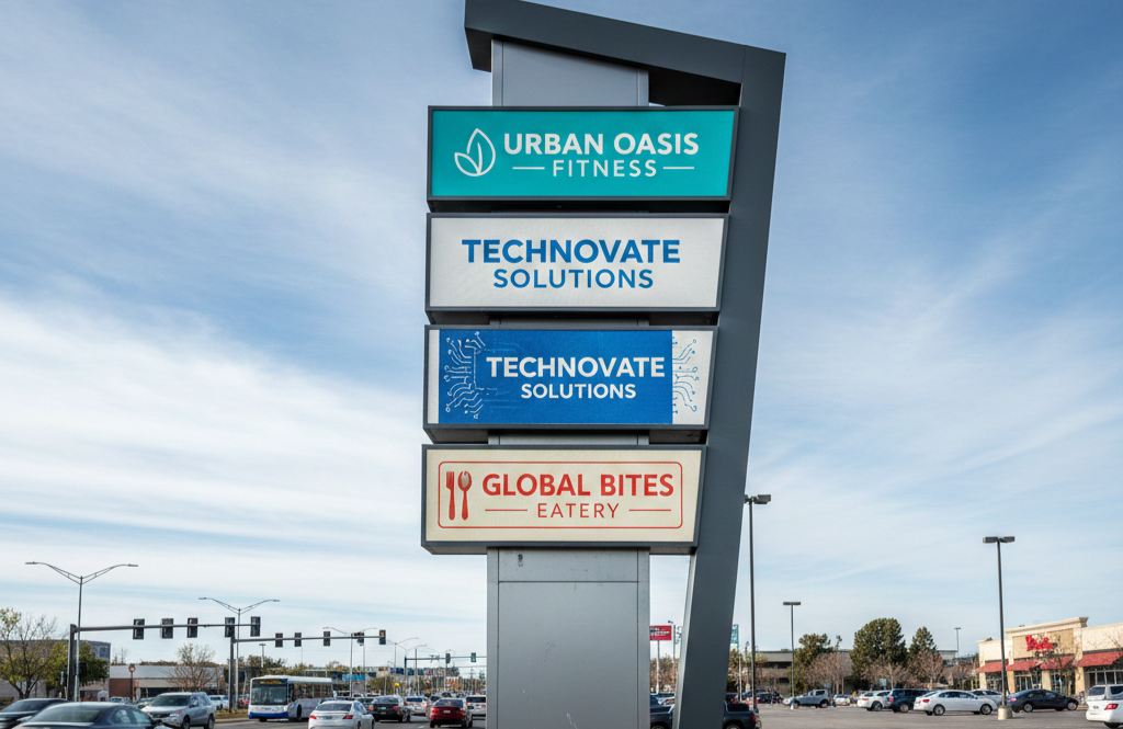 pylon digital signs