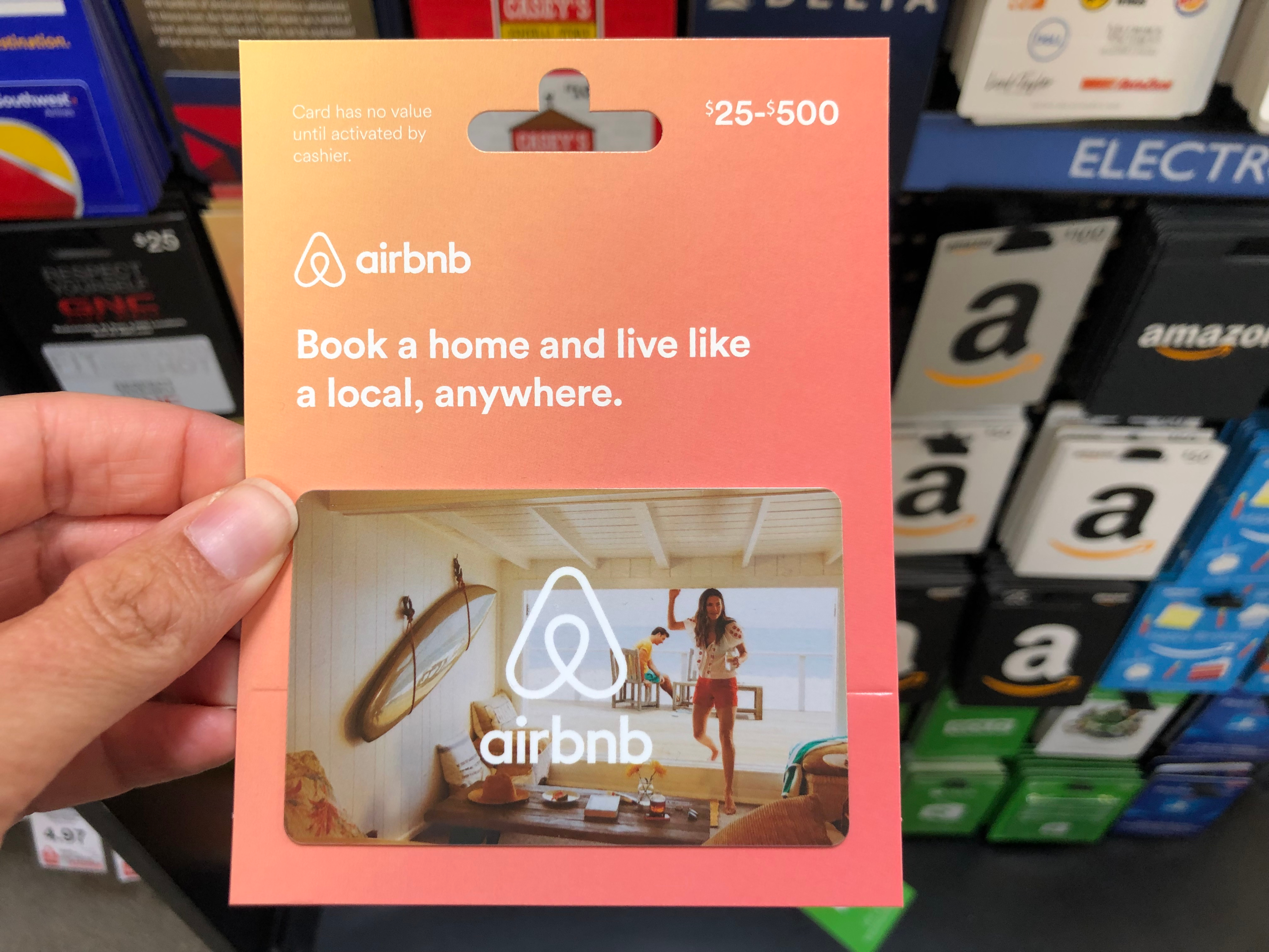 Redeem an Airbnb gift card