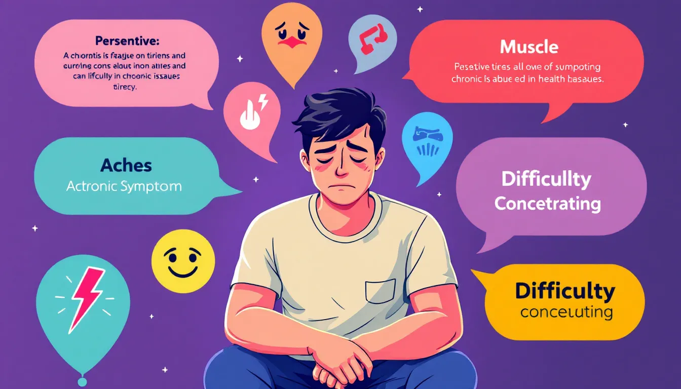 A person experiencing chronic fatigue and weakness due to health issues.