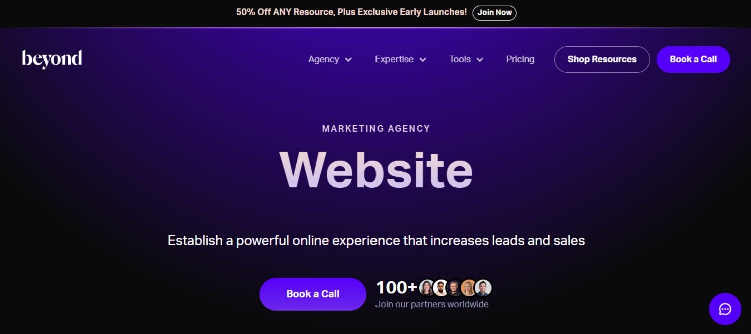 Beyond is a performance-focused website design company