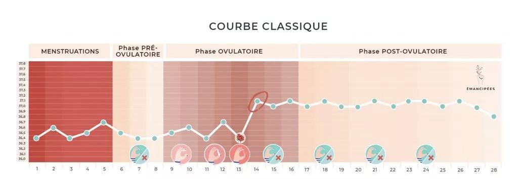 courbe symptothermie