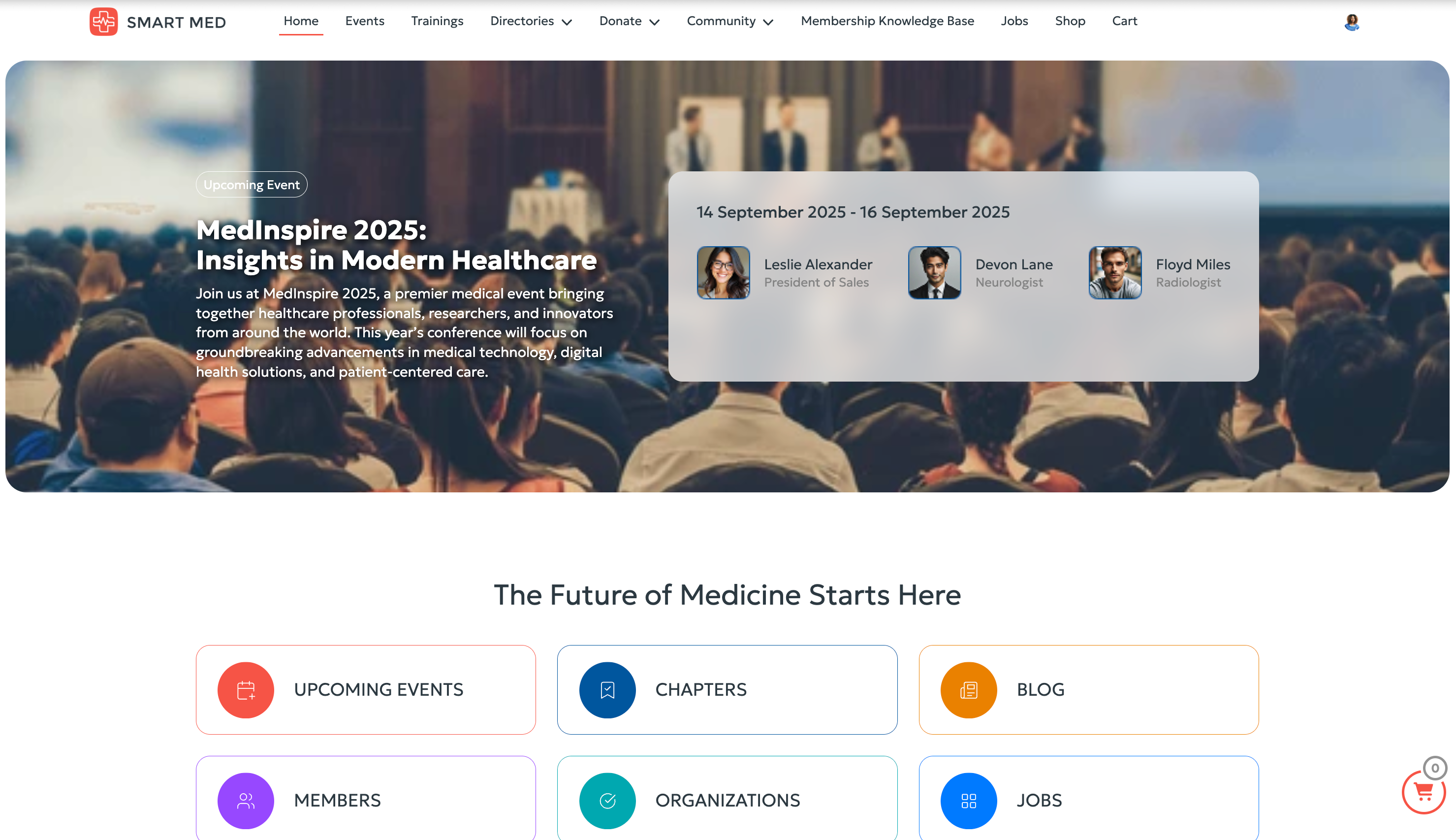 membership platform home page