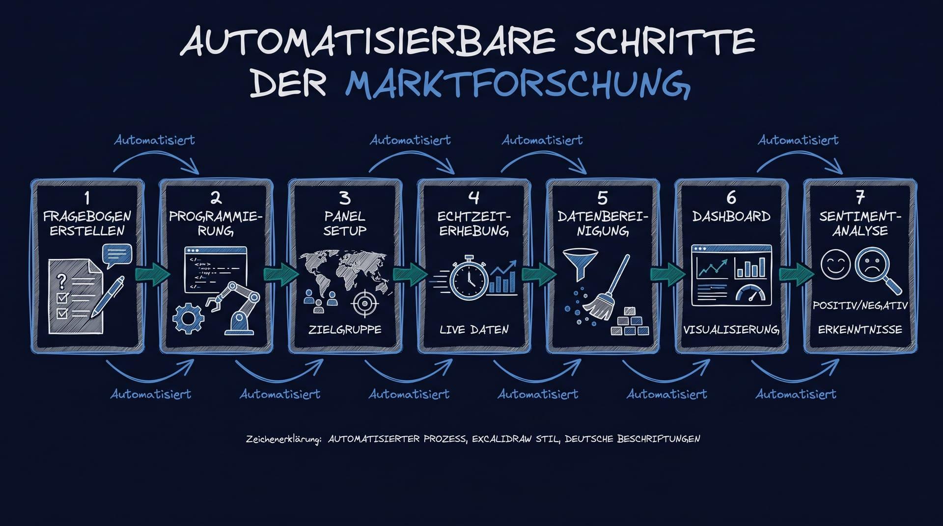 7 automatisierbare Schritte der Marktforschung
