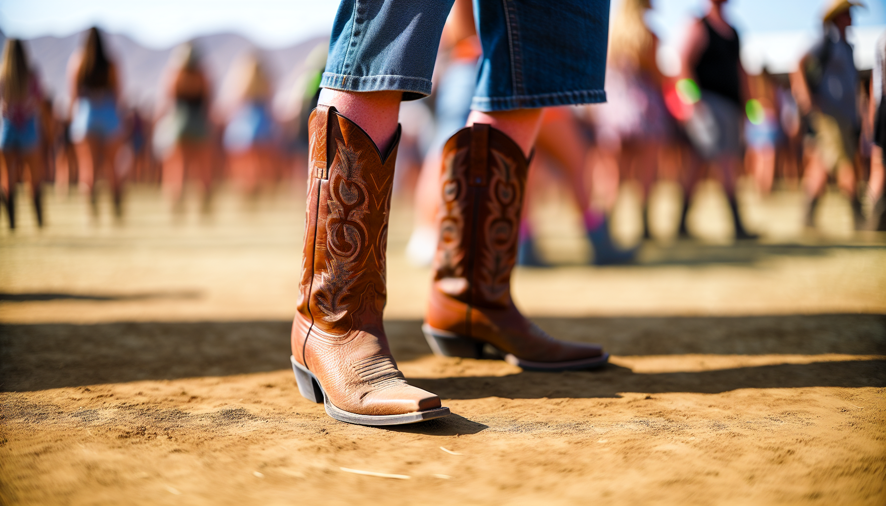 Cowboy boots at Stagecoach Country Music Festival