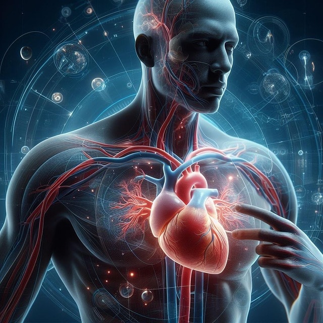 ai generated, heart, human body, anatomy, arteries, veins, cardiovascular, health, circulation, cardiology, circulatory, aorta, ventricle, coronary, organ, doctor
