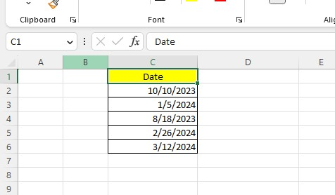 After setting the date formatting, this will change the number formatting of all the selected cells.  