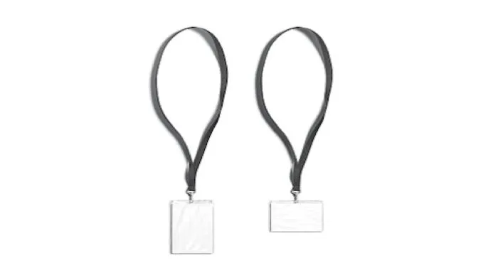 desain id card dengan lanyard