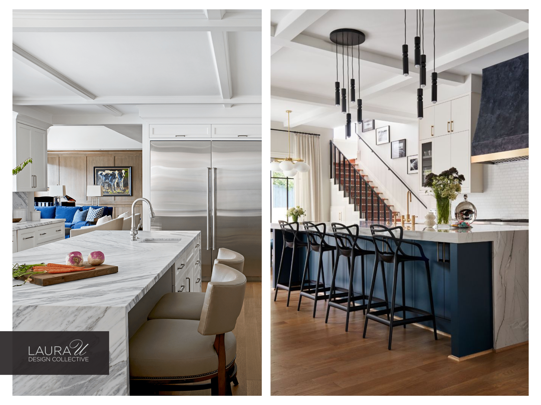 Rice and Highland Village Contemporary kitchens