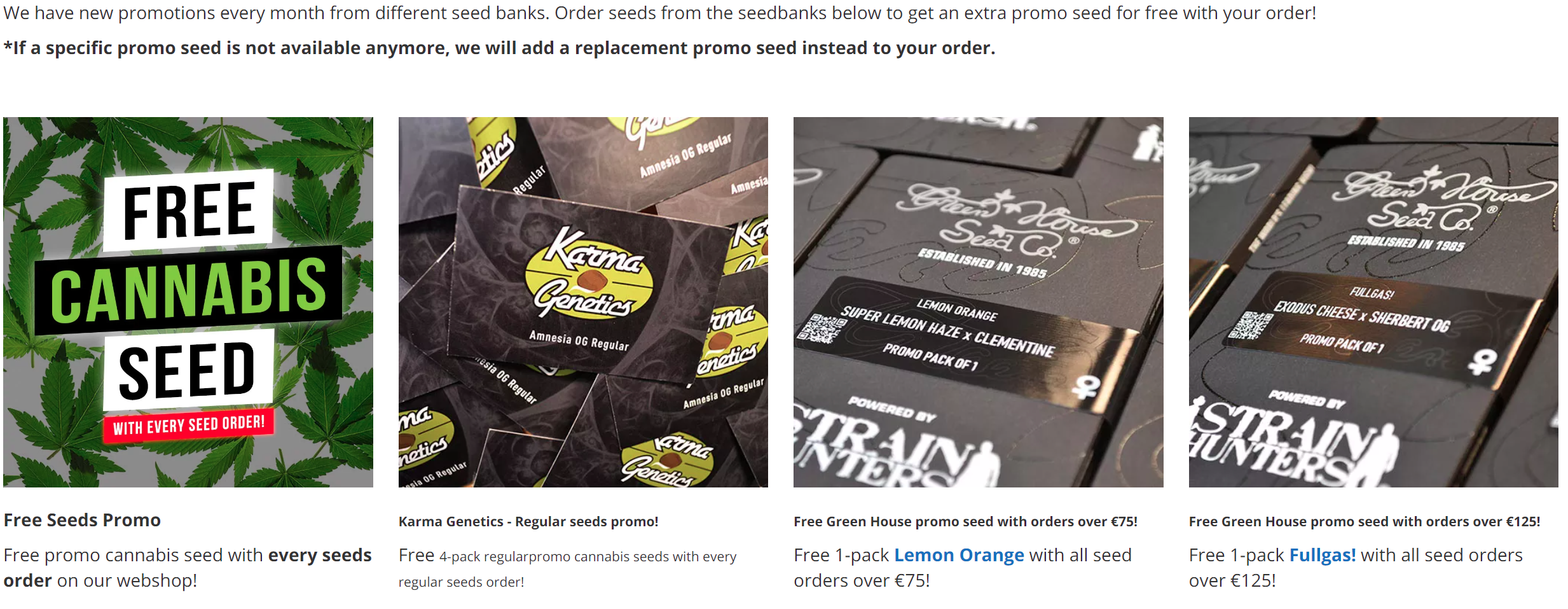 Free Cannabis Seeds From Special Offers By Seed Banks