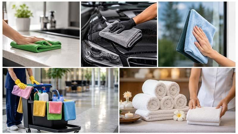 Applications of Microfiber Towels