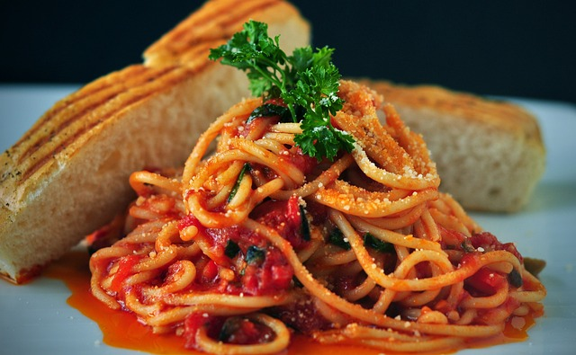 pasta, spaghetti, italian food
