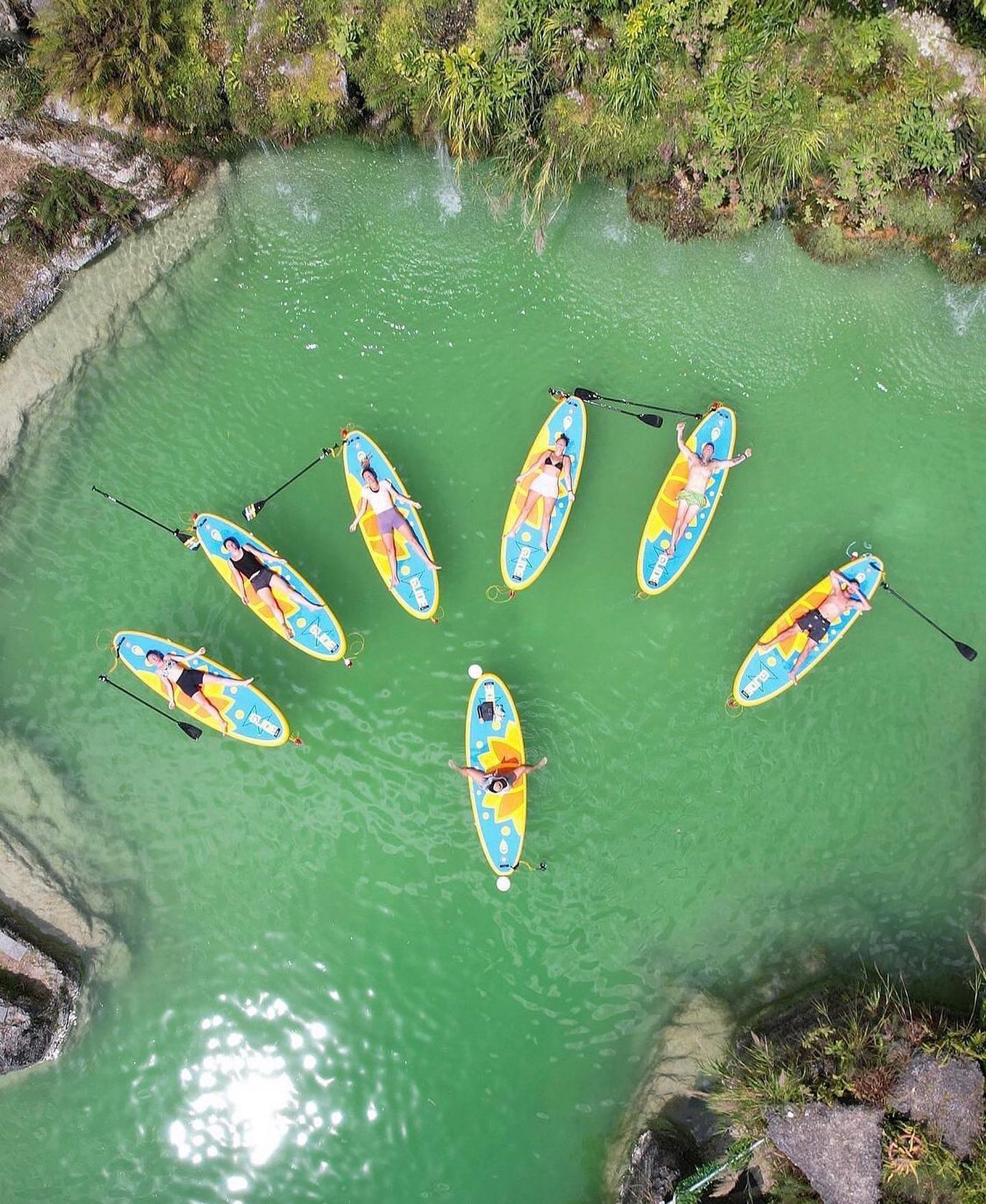 inflatable paddle board for sup yoga