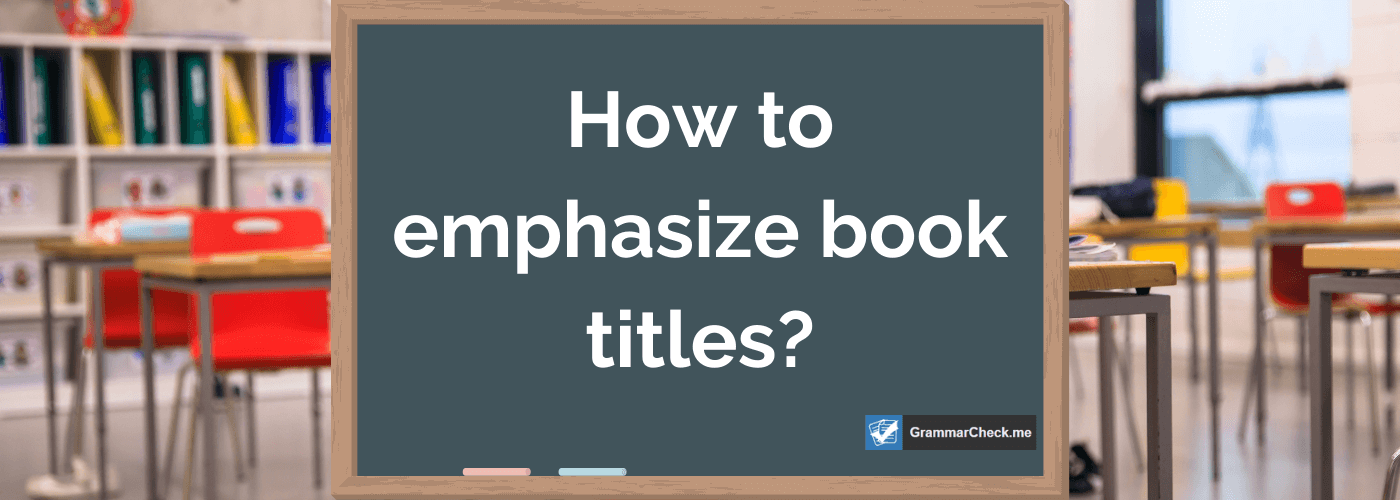 Writing Titles - Book Chapters and other titles