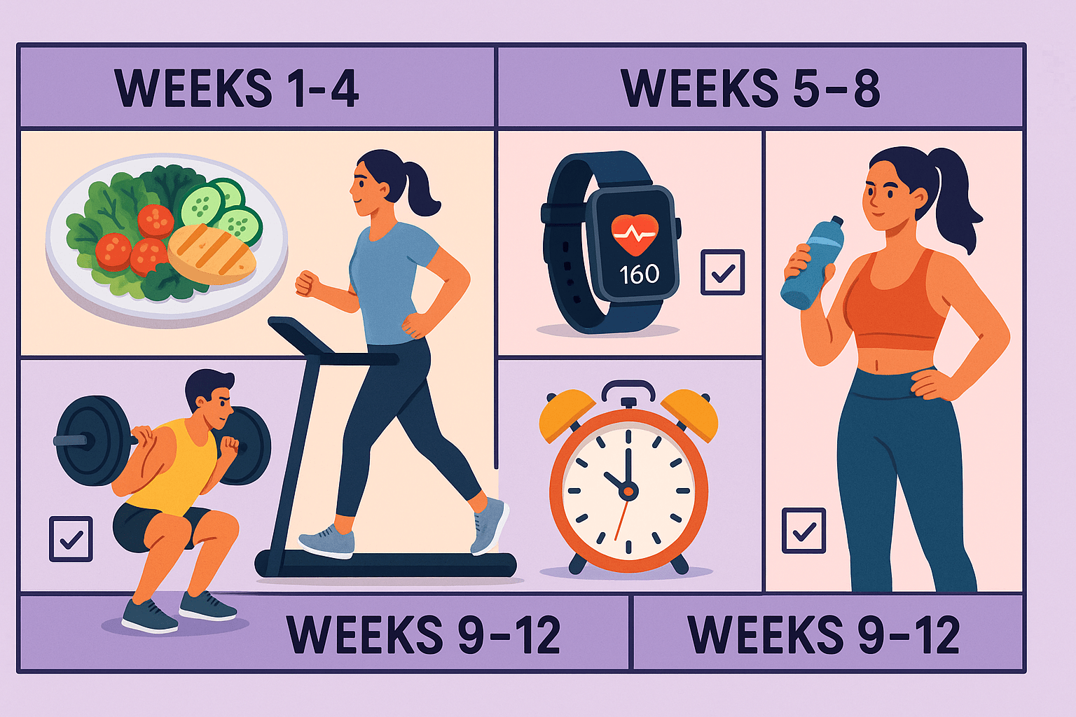 90-Day Game Plan: Weekly Roadmap to Lose 15 kg in 3 Months