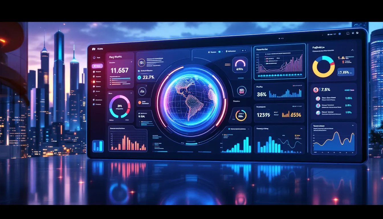 An analytics dashboard showing SEO performance for a WordPress site.