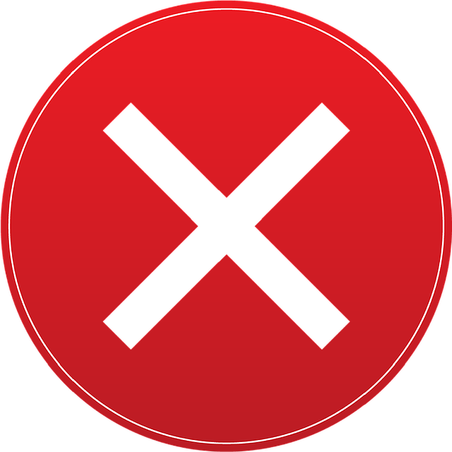 x, exit, button
