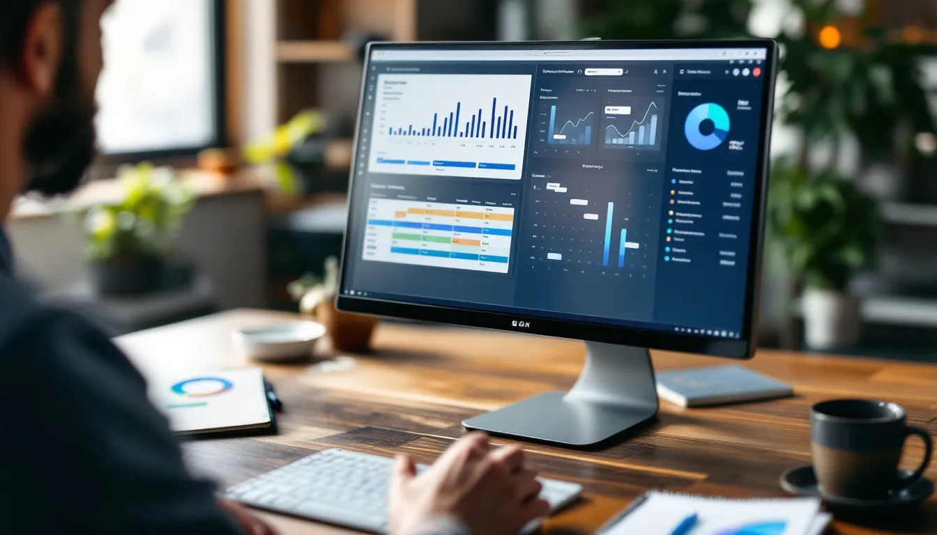 The image displays a computer screen showcasing various financial planning technology and digital tools designed to assist users in creating a comprehensive retirement plan. These interactive tools aim to provide personalized guidance on asset allocation, investment solutions, and retirement goals, supporting individuals in managing their financial situation for a secure future.