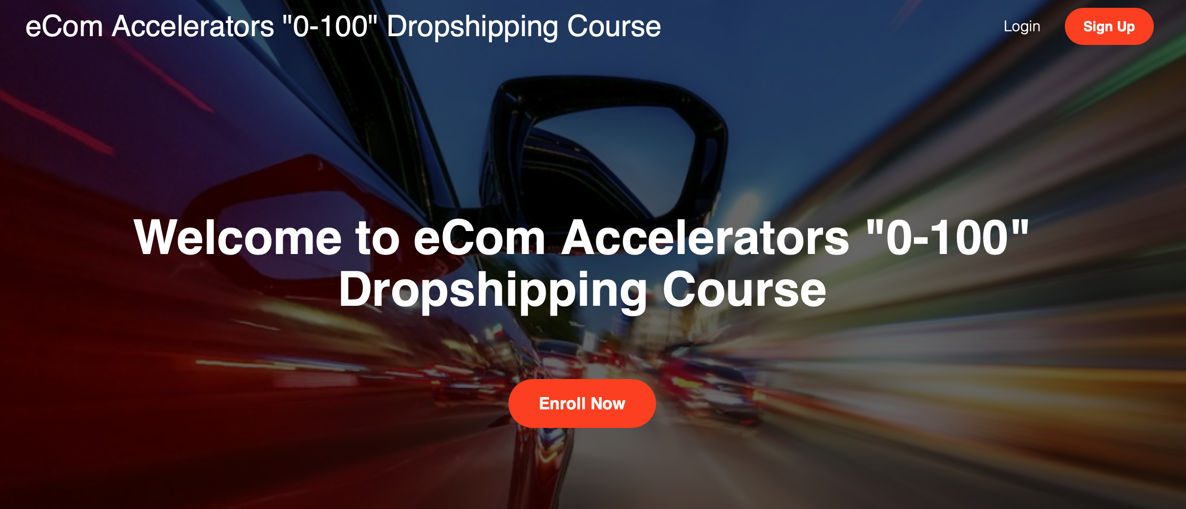 dropshipping course - ecom accelerator 