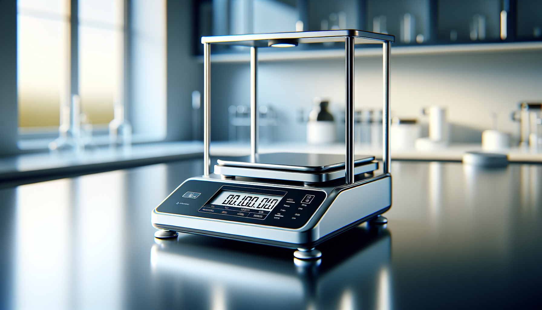 Analytical balance with advanced measurement functions