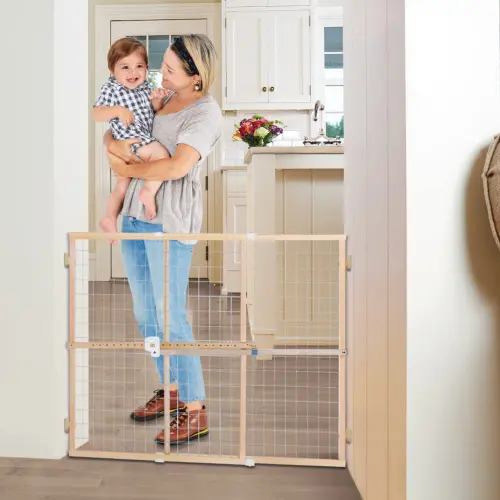 Toddleroo By North States 50" Wide Wire Mesh Quick Fit