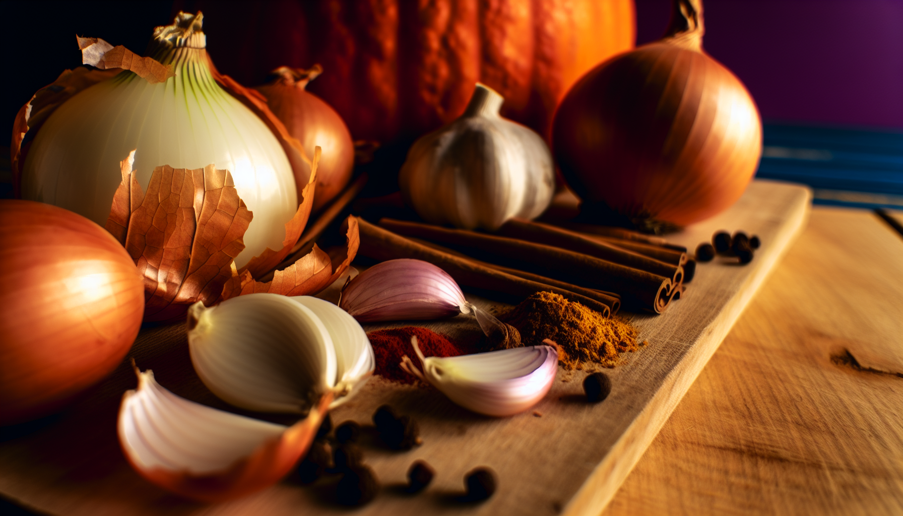 Aromatic ingredients for pumpkin soup
