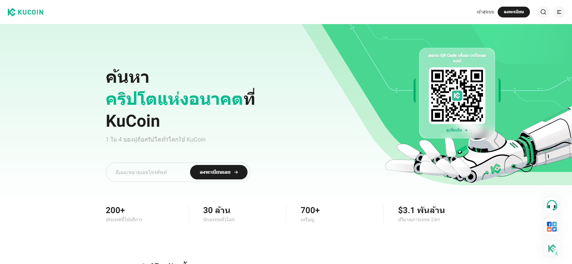 แฟลตฟอร์มซื้อขาย Bitcoin ที่ฮอตฮิตในไทย - Kucoin