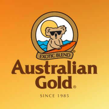 Logomarca da Australian Gold. Imagem: página oficial da Australian Gold no Facebook.