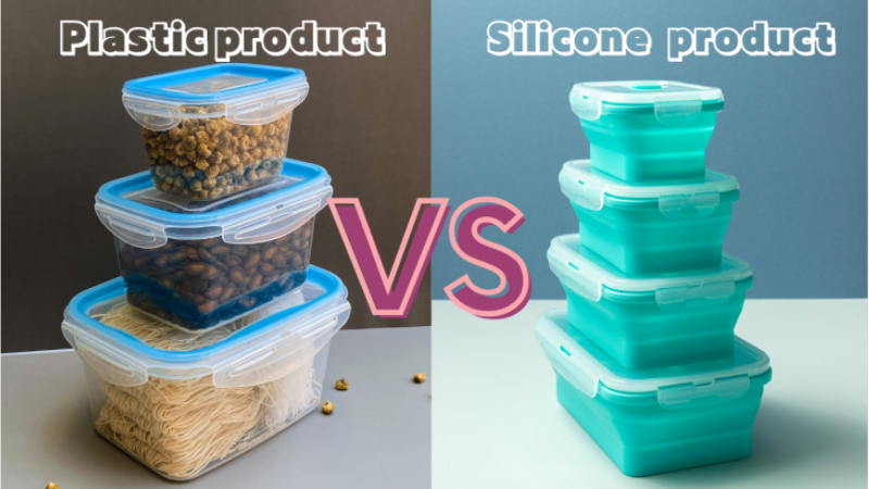 Plastic vs silicone food containers