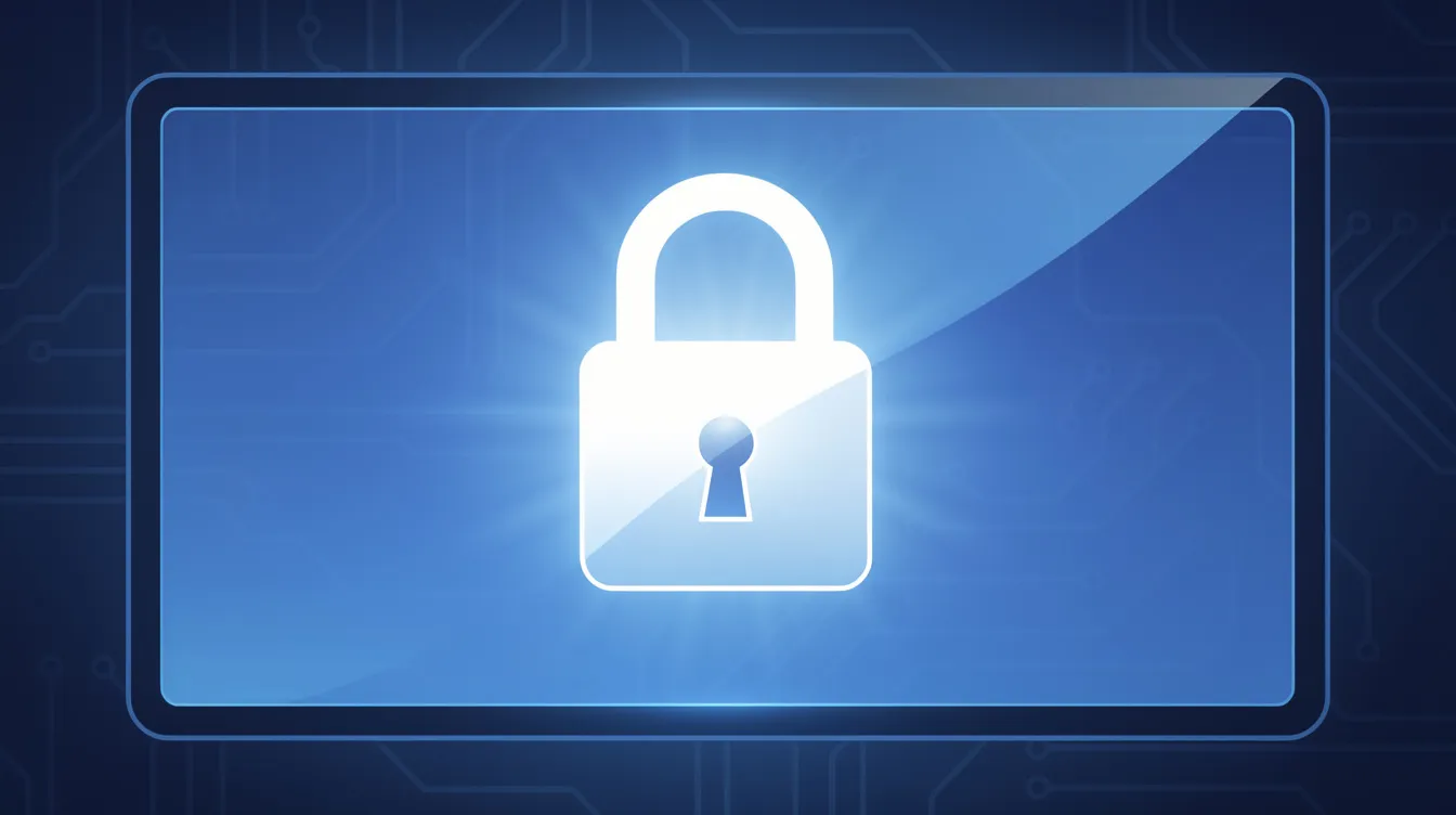 The image features a digital padlock icon prominently displayed on a glowing blue screen, symbolizing online security and safety for users engaging with betting sites. This representation highlights the importance of secure transactions in the world of sports betting and online casinos.