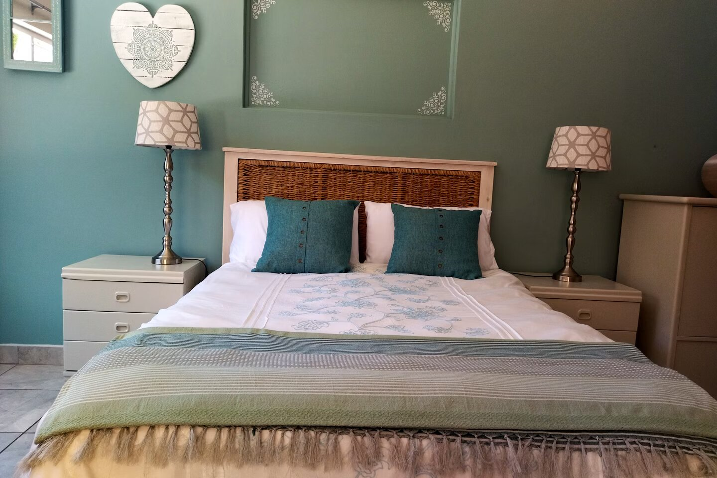 Teal Bedroom