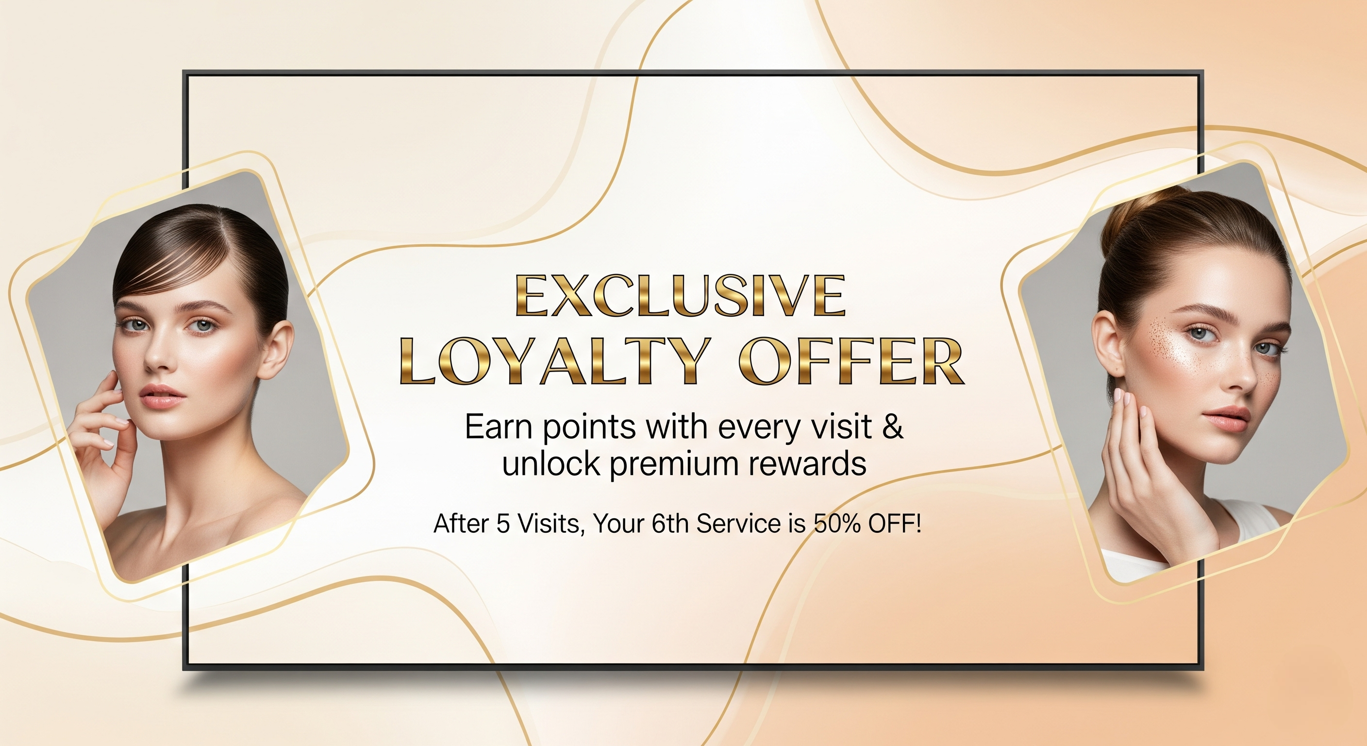 upload or customize your salon digital signage template