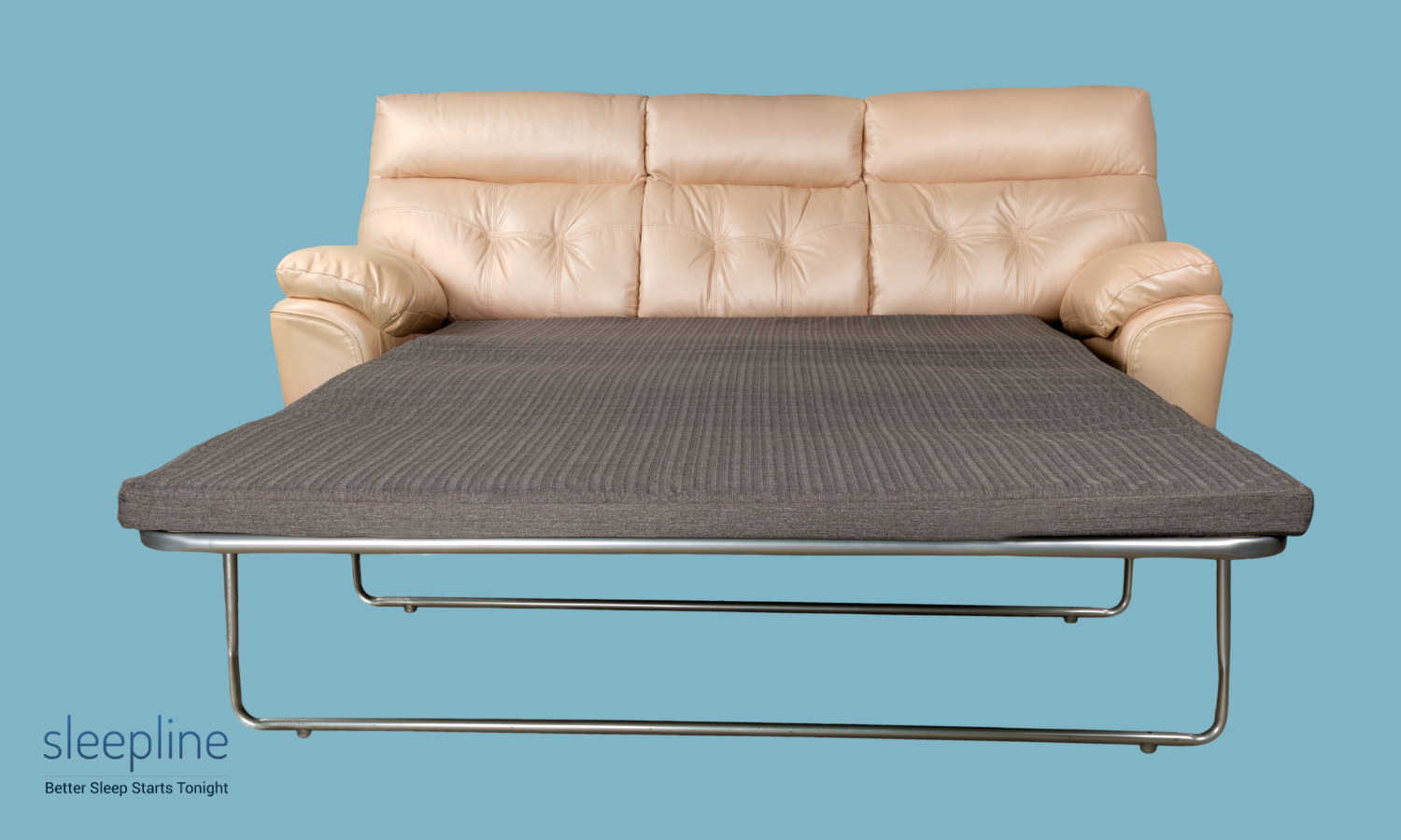 View of a sofa bed