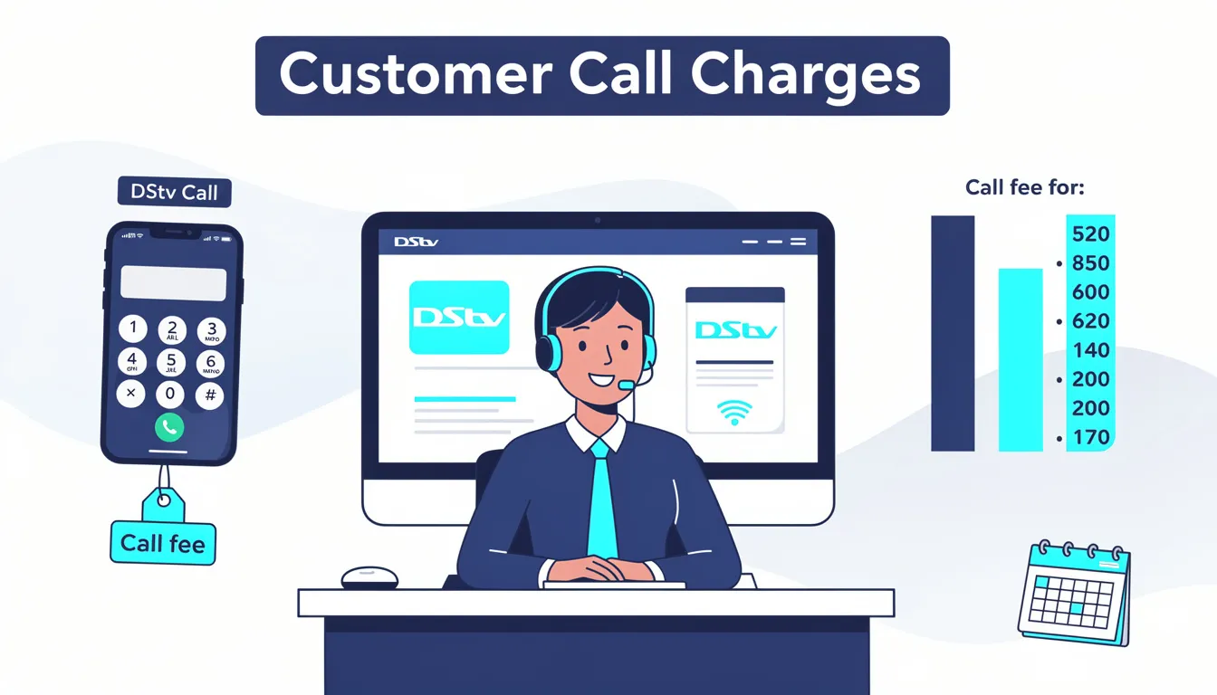 The image depicts a DStv technician at work, addressing signal problems with a DStv decoder. It highlights the importance of reliable DStv repair services, including emergency repairs and the associated call out fees for prompt assistance.