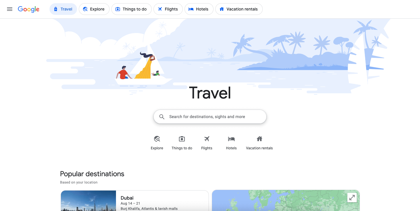 Google Travel for Vacation Rental Manager