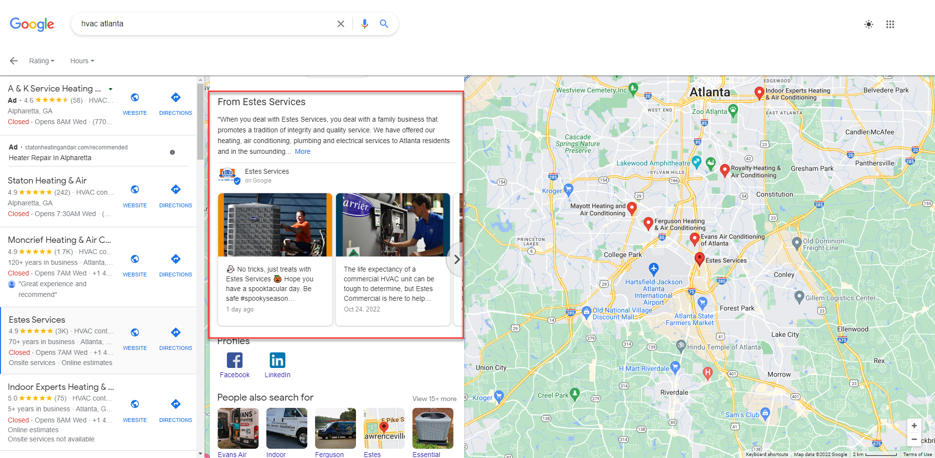 google business profile updates on maps listing