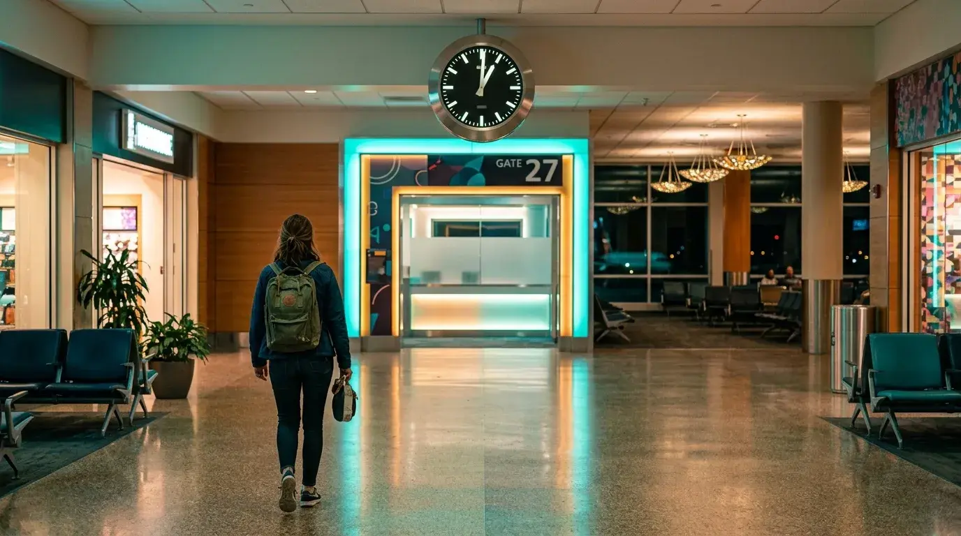 Which Date a 00:30 Flight Belongs to in a Visa File