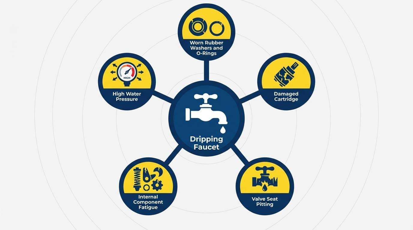 What Are the Most Common Mechanical Reasons for a Dripping Faucet?