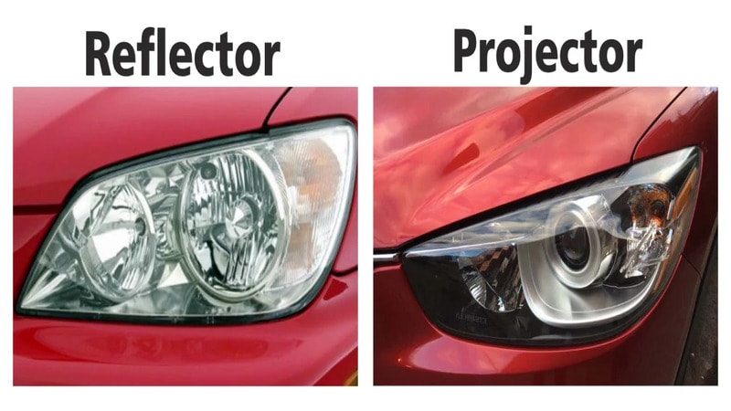 reflector vs projector LED